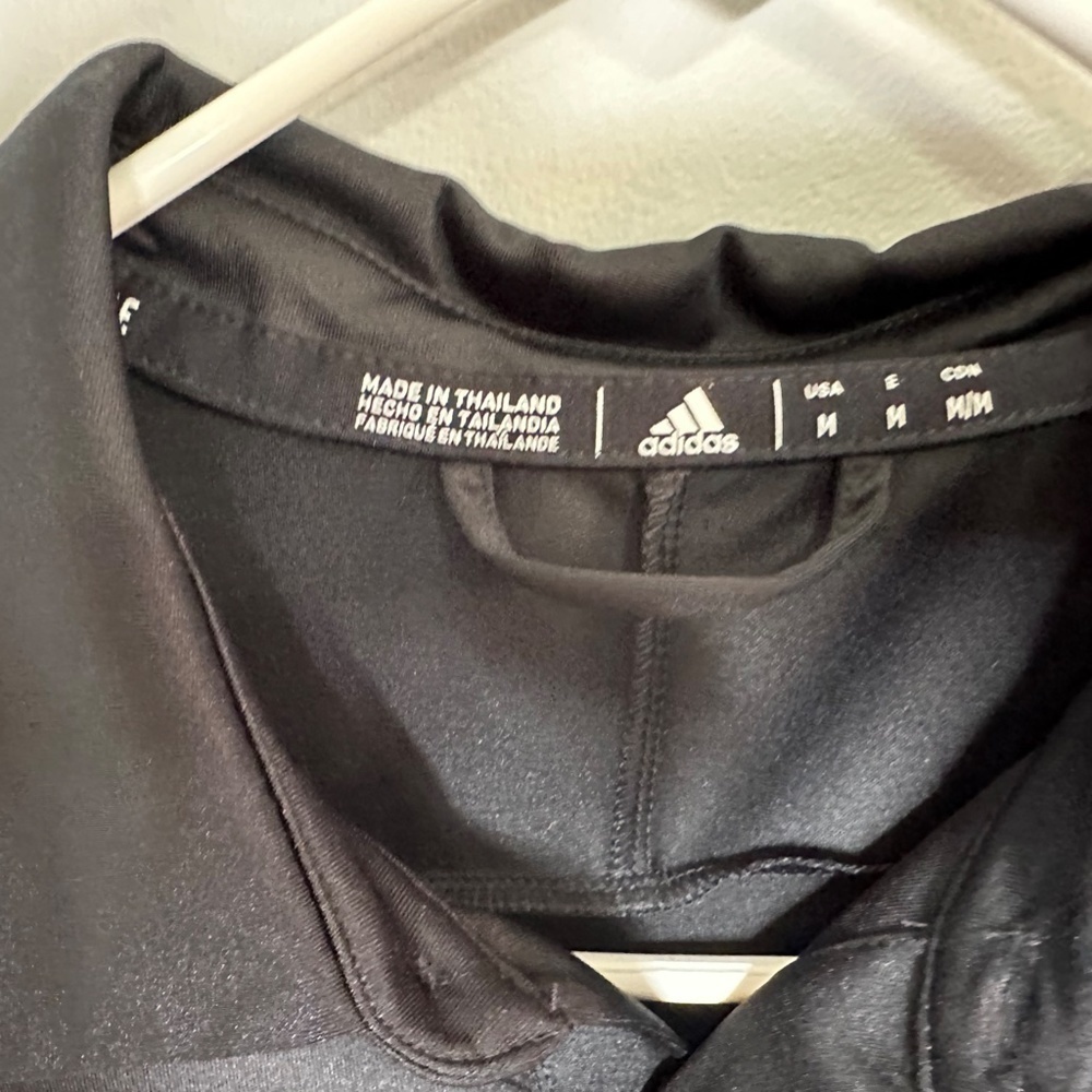 NWT Adidas Minnesota Wild NHL Mens Game Day Polo Black Sz M - Picture 8 of 10